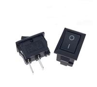 5/20/100pcs KCD1 15X21mm 2 Pin Boat Switch 10X15mm Snap-in SPST ON OFF Rocker Position Switch (KCD11 10X15mm,5PCS)
