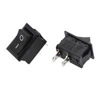 5/20/100Pcs KCD1 Boat-shape Switch 2Pin Power Switch ON-OFF Snap-in Rocker Switch KCD Switches kcd1 10 * 15mm/15 * 21mm(KCD1 15X20mm,5PCS)
