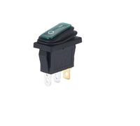 5/20/100PCS KCD3 3 Pin 12VLED Light 20A On/Off Rectangular Ship Type Long Rocker Switch Waterproof IP67 Car Dashboard IDGTTLDF(KCD3 220V GREEN,100PCS)