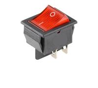 5/20/100PCS KCD4 4 Pins/6Pins Rocker Switch ON-OFF 2 Position Electrical equipment With Light Power Switch 16A250VAC/20A125VAC(Red 4PIN,20PCS)