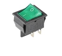 5/20/100PCS KCD4 4 Pins/6Pins Rocker Switch ON-OFF 2 Position Electrical equipment With Light Power Switch 16A250VAC/20A125VAC(Green 4PIN,20PCS)
