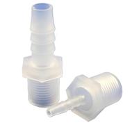5/20/50/100/200pcs M5/ M6 /M8 to 2~10mm Threaded PP Straight Connector Air Pump Aerator Aquarium Fish Tank Hose Barbed Connectors(M8-10mm,5pcs)