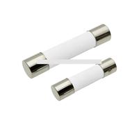 5 * 20/6 * 30MM Slow-Blow Ceramic Tube Fuse T0.5A - 8A 10A 12A 16A 20A Time-Delay Fuses 10Pcs(0.5A,6x30MM Slow-Blow T)