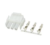 5-20 Sets 3 Pin TE Automobile Elevator Connector Socket 6.3MM Male Female Pitch To p/lug Air Docking 63080 63580(Female Set,5Sets)