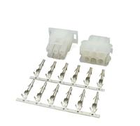 5-20 Sets Double Row 2x3 Pin 63080 Electrical Connector p/lug Wiring Socket Fit Compatible Elevator Auto Cars(Female Male Set,5Sets)