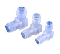 5~200pcs 4~20mm PP Elbow Connectors Aquarium Tank Fittings Air Pump Aerator Pagoda Joint Garden Irrigation Medical Hose Joints(12x12m,5 Pieces)