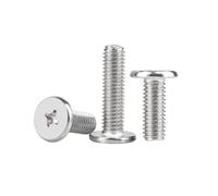5-200pcs M1.2/M1.4/M1.6/M2/M2.5/M3/M4/M5/M6/M8 Stainless Steel Thin Head Phillips Computer Small Screws, M3x30mm(50pcs)