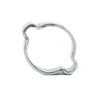 5-20mm Double Ear Clamps O Clips-Crimp O Clip Air Silicone Petrol Fuel Hose Pipe Clamps Clips Hose Fuel Clamps Kits(4PCS 15-18mm)