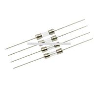 5 * 20MM Fast Blow/Slow-Blow Glass Tube Fuse With Lead Wires 0.5A - 10A 12A 15A 20A 30A 250V 10Pcs(8A,Fast Blow F)
