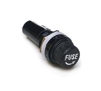 5 * 20mm Glass Fuse Holders 5x20 Insurance Tube Socket Holder For Panel Mount Built-in 5Pcs(750mA)