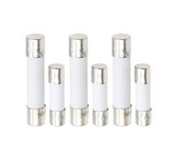 5 * 20MM Slow Break T Fast Blow Ceramic 250V 0.5 1 2 3 4 5 6 8 10 15 20 25 30A Slow Down Car Fuse 10Pcs(5X20MM_SLOW BREAK T_6A)