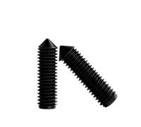 5-20pcs 12.9 Set Screws M2.5 M3 M4 M5 M6 M8 DIN916 Black Carbon Steel Socket(8mm,M4)