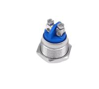5/20Pcs 16mm Waterproof Momentary Reset Metal Push Button Switch Screw Terminal Car Engine Doorbell PC Power Switch(High Head,20pcs)