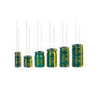 5-20pcs 2.2uf 4.7uf 6.8uf 10uf 22uf 33uf 68uf 82uf 120uf 6.3v 63v 100v 250v 400v 450V Low high frequency aluminum capacitor ICXLPMC(16V100UF 20PCS)