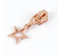 5-20Pcs 5# Sewing Zipper Slider for Nylon Zips Replacement Backpack Zippers Lock Puller Bag Clothes Zip Repair Kit(Rosegold,10Pcs)