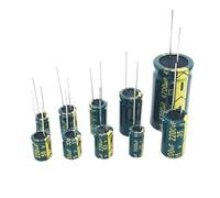 5-20pcs 6.3v 63v 100v 250v 400v 450v Low high frequency aluminum capacitor 47UF 100UF 220UF 330UF 470UF 680UF 1000UF 1500UF MQXFCZUX(10V2200uf 20PCS)