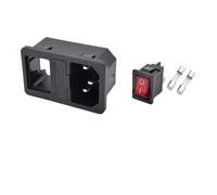 5/20Pcs AC-01 10A Fuse Rocker Switch AC Power Socket ON OFF Switches(20PCS)
