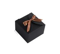 5-20pcs Boxes Retro Paper Packaging Bags Wedding Birthday Handheld Box Party Supplies Square Paper Bags(Black 12X12X9cm,10pc)