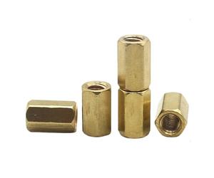 5-20pcs Brass Standoff Spacer M2 .5 M3 M4 Hex Female To Hexagonal Stud Hollow Pillars(9mm,M2 X(20PCS))