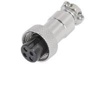 5/20PCS GX12 2/3/4/5/6/7Pins Aviation Socket Butt Joint Male&Female Docking Connectors front oxygen sensor(4P Female,5pcs)