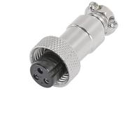 5/20PCS GX12 2/3/4/5/6/7Pins Aviation Socket Butt Joint Male&Female Docking Connectors front oxygen sensor(3P Female,5pcs)