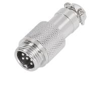 5/20PCS GX12 2/3/4/5/6/7Pins Aviation Socket Butt Joint Male&Female Docking Connectors front oxygen sensor(6P Male,20pcs)