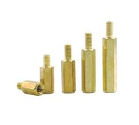 5~20pcs Hex Brass Standoff Spacer Screw m2 m2.5 m3 m4 Male to Female Standoff Pillar PCB Computer Motherboard Spacer(6mm 20pcs,M2 (thread 3mm))