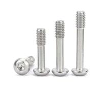 5-20pcs Hex Socket Button Head Captive Screw 304 Stainless Steel M2 .5 M3 M4 M5 M6 M8 Round Allen Panel Screws(12mm,M3 20pcs)