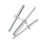 5-20Pcs M2.4 M3 M3.2 M4 M5 Aluminium Countersunk Head Blind Rivets Flat Head Pop Rivets Break Mandrel Decorating Nails L=5~25mm(M4 (10pcs),16mm)