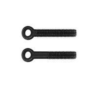 5-20pcs M6/M8/M10/M12 Carbon Steel Full Thread/Partial Thread Eye Bolts for Hanging Lamps, M10x45mm(10pcs)