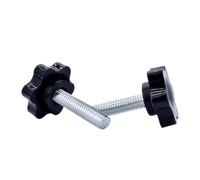 5-20pcs M8 Carbon Steel Plum Hand Knob Screws(10 PCS,M8x50 (Head 38mm))