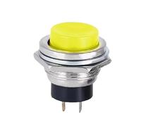 5/20PCS Metal 2 Pin Momentary Push Button Switch, OFF ON Reset Mini Round Panel Mount Power, DS-212 Electric Control, 6 Colors(8mm,100pcs)