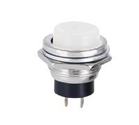 5/20PCS Metal 2 Pin Momentary Push Button Switch, OFF ON Reset Mini Round Panel Mount Power, DS-212 Electric Control, 6 Colors(23mm,20pcs)