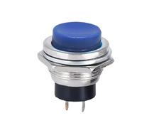 5/20PCS Metal 2 Pin Momentary Push Button Switch, OFF ON Reset Mini Round Panel Mount Power, DS-212 Electric Control, 6 Colors(11mm,20pcs)