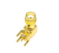 5/20Pcs SMA-KWE Female Male Socket SMA 90 Degree Right Angle Thru Hole Plug PCB Mount Connector RF Adapter Connectors(SMA-KWE,20PCS)
