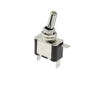 5/20Sets 20A 12V LED Toggle Switch Illuminated Toggle Switch Control ON/OFF + Aircraft Missile Style Flip Up Cover IDGTTLDF(Yellow switch,5 Sets)