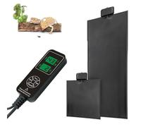 5-220W Reptile Vivarium Heat Mats Pets Heating Pad for for Turtle,Snakes,Lizard,Gecko Plants Seeding Heat Pads Adjustable Amphibian Tank Warmer 30 * 57cm(53W)
