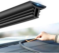 5.24Ft Cuttable Car Rubber Seal Strip Trim for Dash Edge,Dust&Soundproofing Rubber Seal Protector Guard Strip Use with Windshield of Car Truck Boat