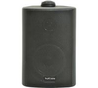 5.25" 100V 8Ohm Outdoor Weatherproof Speaker Black 90W IP54 Rated Background