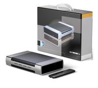 5.25" Aluminum Alloy Optical Drive External Enclosure,5.25" BD/CD/DVD SATA Drive, No Drivers Needed,esata Enclosure
