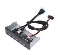 5.25 Inch Front Panel Hub, 5 Ports Internal USB3.2 Hub with GL3510 Main Control, 5Gbps USB3.2 GEN1 Ports, Suitable for 8 10 2003