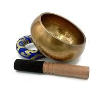 5.25 Inches Meditation Grade Hand Hammered Tibetan Singing Bowl. 100% Authentic Handmade with Seven Metals by Healing Lama