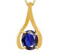 5.25 Ratti / 4.00 Carat Original Certified Aaa++ Quality Natural Blue Sapphire Pendant/Locket Gold Plated Gemstone by Lab Certified(Top Aaa+) Quality For Men And Women by Lab Certified-B0BSTX9N97