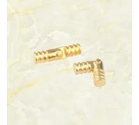 5 * 25mm Alloy Cylindrical Hinge, Iron Door Hinge, Detachment Hinge Iron Door Hinge(Yellow-10pcs,10XL)