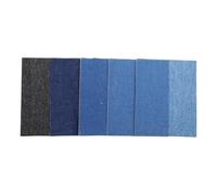 5 / 25Pcs Rectangular Jeans Appliques Iron-on Jeans Adhesive for Jackets Clothing Bag Embellishments Jean Adhesive Rectangular