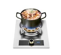 5.2kw Stainless Steel Gas Cooker, 9-cavity High-fire Timer Automatic Ignition, Tempered Glass Freestanding Cooktop, with Flameout Protection(LPG)