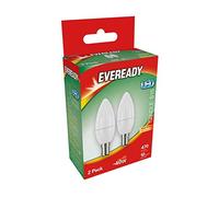 5.2W LED Candle B15 WW 2PK S15334