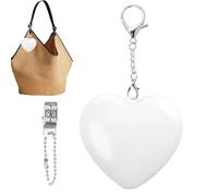 5.2x5.3x2.2cm Heart Purse Light - Purse Glow Heart Light | Handbag LED Lamp | Rechargeable & Touch Sensing Love Shape Handbag Lamp for Women Girlfriend Wife Valentines Trip Home Outdoor School