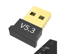 5.3 Adapter - 20M Wireless Transmitter | ABS USB Receiver - Wide Compatibility for PC, Laptop and TV, No Driver Required for Smooth Music Streaming and Device Pairing