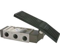 5/3 G1/2'' Center Closed Foot Pedal Valve Detent 0-8bar/0-112psi